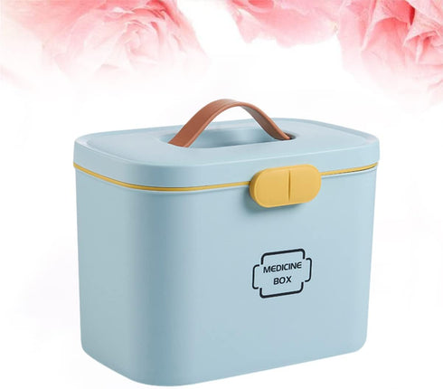 Compact First Aid Medicine Organizer - Travel Pill Case for Emergency Kits