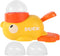 Nuytghr Interactive Food Dispenser for Cats, Automatic Cartoon Feeder, Duck-Shaped Cat Feeder, 8.66x5.51x4.33inches
