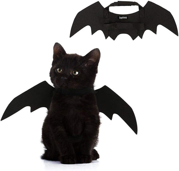 Pet Cat Bat Wings Halloween Costume, Bat Wings for Cats and Dogs, Puppy Kitten Cosplay Dress Up Accessories