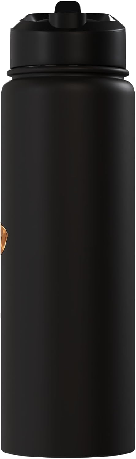 Timowo Studio Cute Dog with Banana Animal Illustration Stainless Steel Insulated Water Bottle