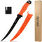 Fishing Fillet Knife, Professional Level Sharp Flexible Stainless-Steel Blade 7’’-9’’, Non-Slip Handles, Includes