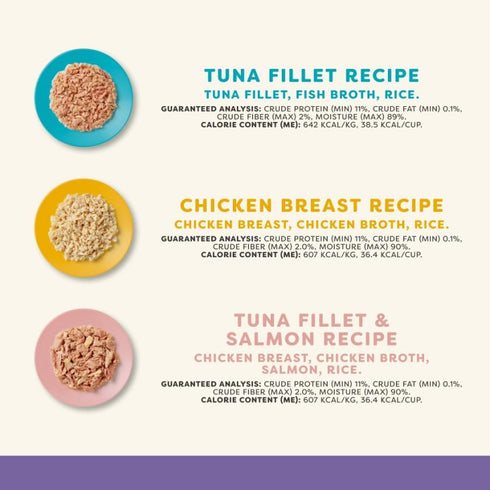 Applaws Wet Cat Food, 8 Count, Limited Ingredient Cat Food Pots, Broth Variety, 2.12 oz Pots