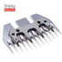 Clipper Blades 13 Tooth Straight Blade Replacement - Universal Sheep Cutter Blades Set with 2 x Oil Lubricant