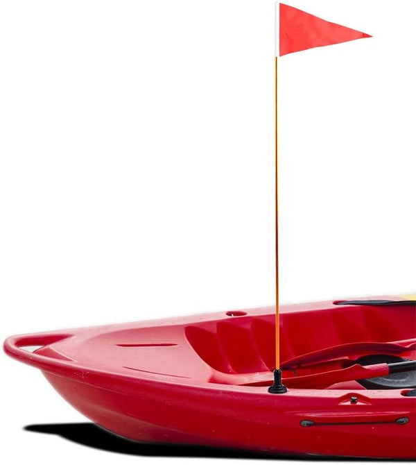 Lixada 120cm/4ft Kayak Safety Flag - For Boat, Canoe, Yacht, Dinghy