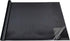 Rainmae 15.7" x 39.3" Aquarium Background, Premium Static Cling Black Fish Tank Wallpaper