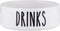 47th & Main Small White Ceramic Hand-Lettered Pet Dish, Drinks