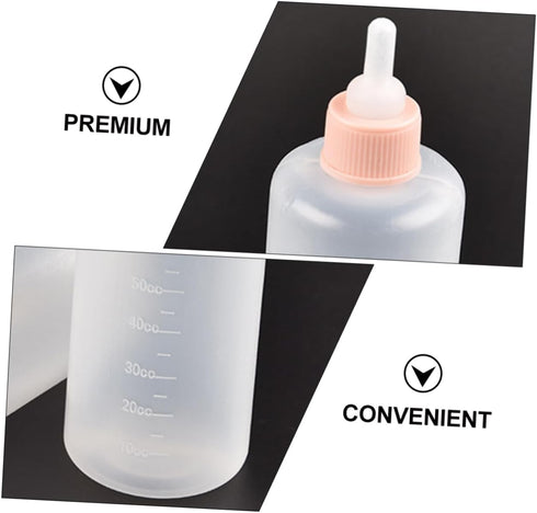 12pcs Yardwe Silicone Pet Pacifier Bottles for Newborn Puppies and Kittens Dog Cat Pet Feeding Supplies