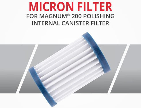 Marineland Micron Magnum 200 Internal Canister Filter for Aquariums up to 60 Gallons, Crystal Clean Water