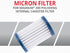 Marineland Micron Magnum 200 Internal Canister Filter for Aquariums up to 60 Gallons, Crystal Clean Water