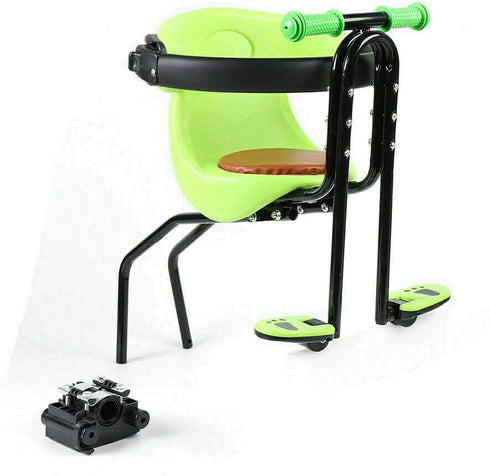 Gdrasuya10 66lbs Bicycle Front Seat, Load-Bearing B-a-by Bicycle Seat Front Mounted Bike Seat K-i-ds Saddle Carrier