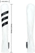 Golf Alignment Stick Cover - Chilxe White Synthetic Leather Headcover for Alignment Stick, Basic Golf Accessories