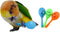 Barn Eleven 3PCS- Colourful Mini Ball Sand Hammer Parrot Rattle Shaker Musical Sound Toy