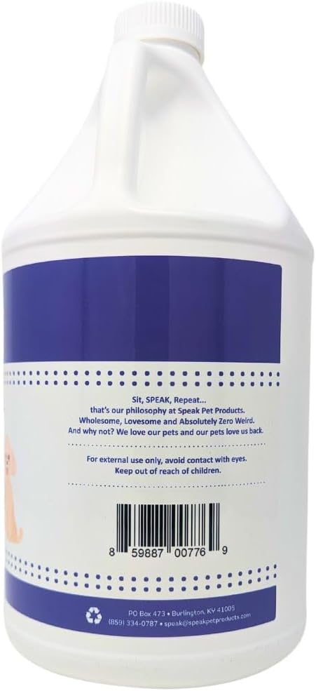 Dog Natural Cream Rinse Conditioner, Brightening Blueberry Plum, 1 Gallon