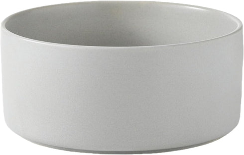 6'' Ceramic Dog Bowl - 30Oz Classic Dog Food and Water Bowl for Small and Medium Dogs, Heavy Duty Non-Slip Dish, Grey