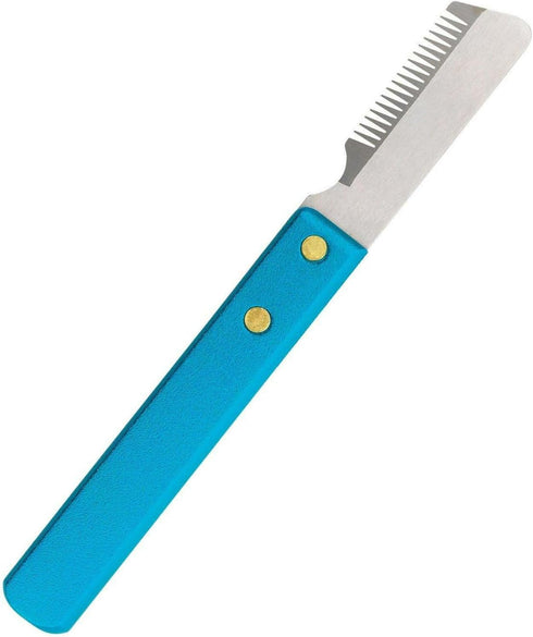 Master Grooming Tools 6-3/4-Inch Stainless Steel Pet Stripper Knive, Coarse