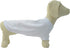 Lovelonglong Dog Costumes, Blank T-Shirt Tee for Dachshund and Corgi, 100% Cotton, White, D-XL