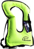 Rrtizan Snorkel Vest, Adults Portable Inflatable Swim Vest Jackets for Snorkeling, Swimming, Diving Safety