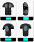 Padded Compression Shirt for Kids - Youth Boys Girls Protective Football Shirts for Ski, Paintball, Rugby