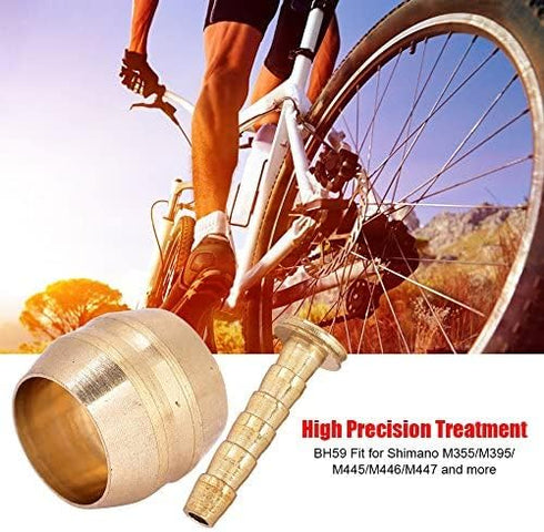 Olive Insert, Hydraulic Disc Brake Hose Olive Connector Insert for Shimano Replacement Part 10 Set(BH59) by Dioche