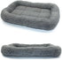 Enjoying Plush Cat Bed Mat 10" x 15" Pet Cushion with Pillow Around for Puppy Curling Sleep Cat Pad for Cat Carrier/Crate Dog Self-Warm Bed, Antiskid Bottom, Small