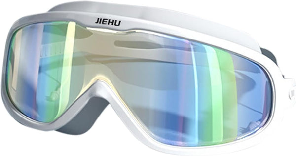 Generic Swim Goggles Adult, Anti-Fog No Leaking Adult Swim Goggles with Ear Plugs,Clear