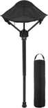 Portable Folding Chair: 3 Gear Height Adjustable Camping Stool - Lightweight Aluminum