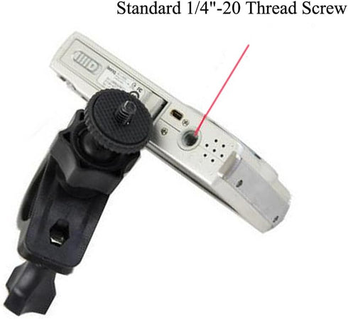 Walway Motorcycle Handlebar Mount Adapter Universal Bike/Bicycle Bracket Mount Holder for GoPro Hero/Bluetooth