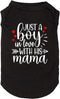 Dog Clothes - Just a Boy in Love with Mama Shirts for Small Medium Large Dogs, Parent-Child Suit
