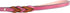 Luxury Raspberry Pink Leather Dog Leash, 4 Feet X 1/2 Inch Wide, Made with Genuine Leather