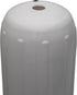 TaylorMade Big B Inflatable Vinyl Boat Fender, 6" x 15" for Boats 20-35', White