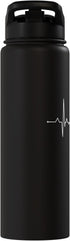 We Love Tuna Fishing - Apparel & Gifts Tuna Fish Heartbeat Yellowfin Bluefin Tuna Fishing Stainless Steel Insulated