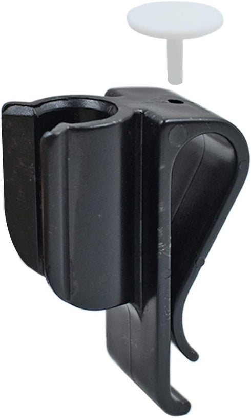 Golf Club Bag Clips, Putter Clamp Holder Organizer, Durable Plastic Black Putting Clip for Men Women Golfers