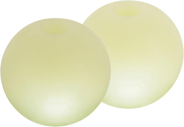 Harry Barker Rubber Balls and Chew Stick, 2.5" Glow Balls, Rubber Bone for Dogs