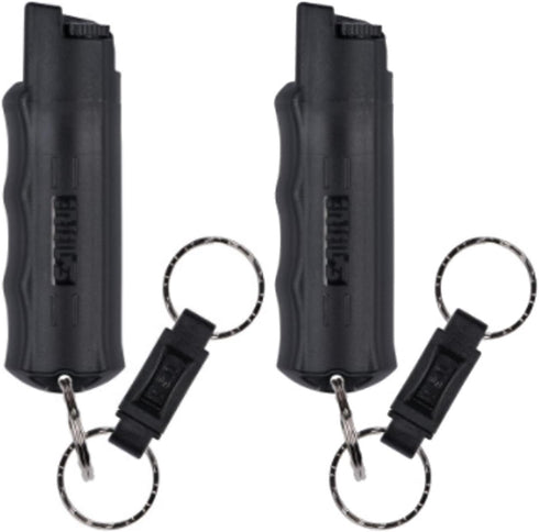 SABRE Maximum Police Strength OC Pepper Spray, Quick Release Keychain for Easy Carry, 0.54 fl oz