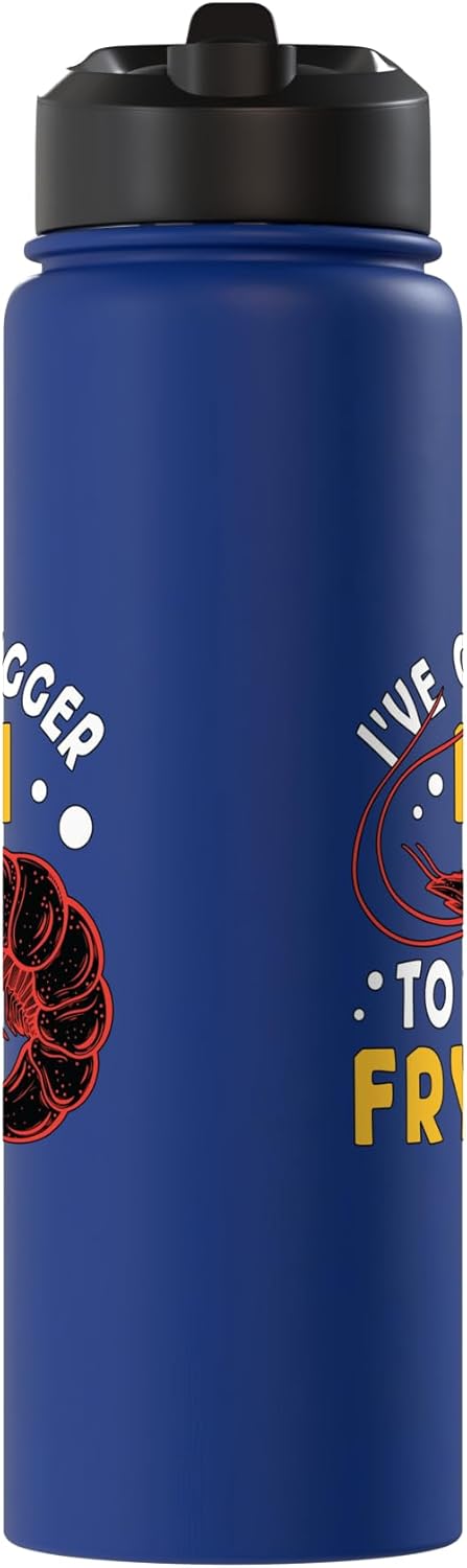 Seafood Festival Designs for Seafood Lover I've Got Bigger Fish To Fry Loves Shellfish Seafood Festival Stainless Steel