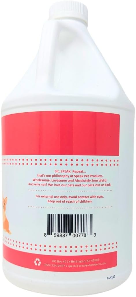 Natural Shine Enhancing Dog Leave-in Conditioning Spray - Grapefruit Citrus, 1 Gallon