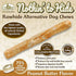 Fieldcrest Farms Premium Grade Natural Rawhide Alternative Chews, 10'' Rolls for Dogs, 3 Pack (6 Chews) - Easily
