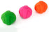 Hartz DuraPlay Ball Squeaky Latex Dog Toy, Large 3 Count Pack in Neon Green, Neon Pink & Neon Orange