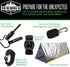 SharpSurvival Glow in The Dark Military Compass - Handheld Lightweight Compass for Hiking and Camping