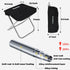 NORDPEAK Backpacking, Ultra Lightweight Camping Stool, Portable Folding Stool for Hiking & Outdoor, Heavy Duty Compact