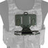 Tactical Vest Phone Holder, Molle Mount, Universal Chest Phone Board Carrier for Outdoor Hunting Game, OD Green