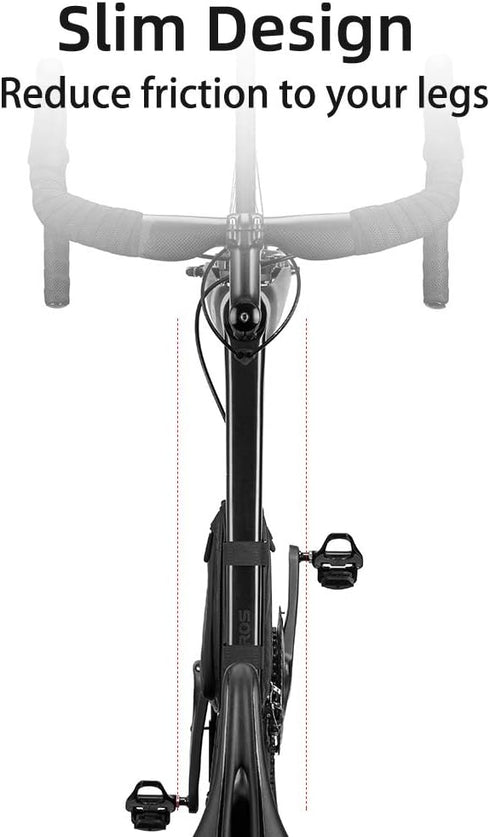 ROCKBROS Bike Triangle Frame Bag, 1.5L with Two Side Pockets