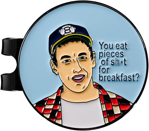Golf Ball Marker with Magnetic Hat Clip, Funny Golf Gift