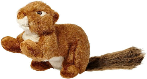 Fluff & Tuff SQUEAKERLESS Red Squirrel Toy