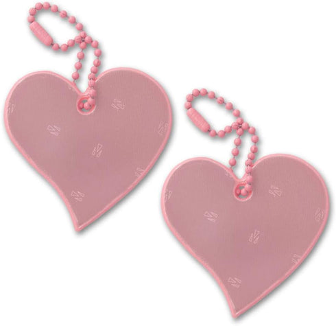 Safety Reflectors - Heart - Ultra Bright Reflective Gear for Backpacks, Clothing, Bags, Strollers, and Wheelchairs -