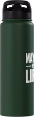 Fraxoweb Mayonnaise Is Life Funny Foodie Lover Stainless Steel Insulated Water Bottle