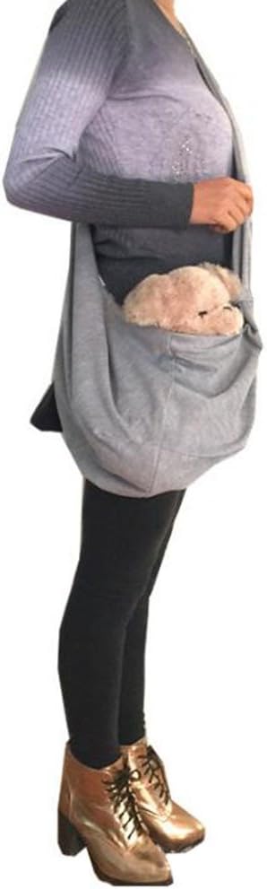 Surblue Pet Sling Carrier Bag with Hands-Free Reversible Belts, Adjustable Crossbody Tote for Small Pets