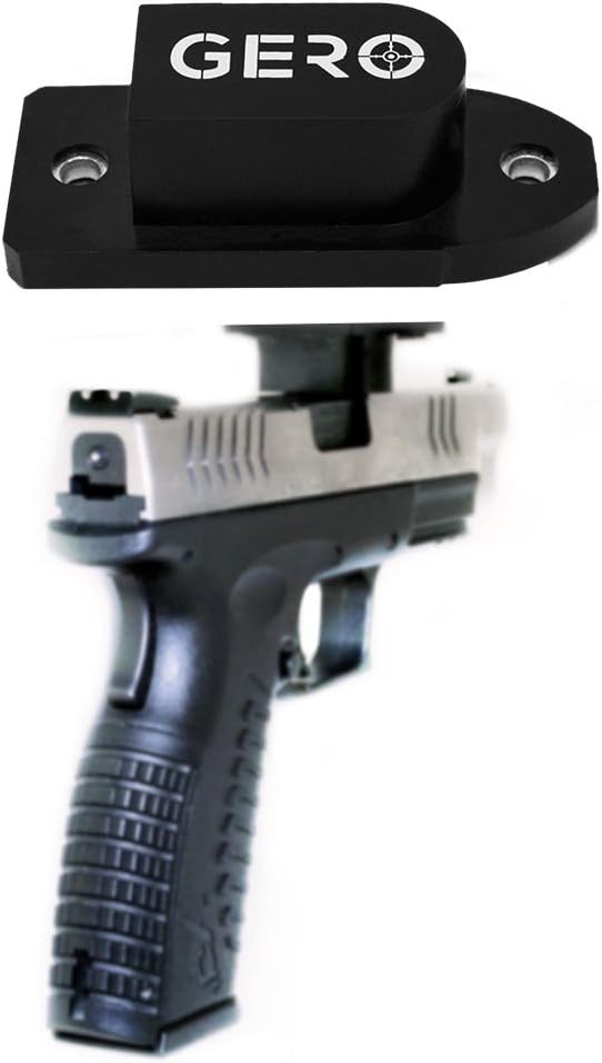 GERO Tactical Quick Draw Gun Magnet Concealed Pistol Holder Handgun Fast Draw Perfect