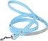 Scicalife PU Leather Dog Leash, Colorful Walking Leash with Sparkly Studded Rhinestone for Cats or Dogs (Blue)