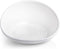 CatGuru Cat Food Bowl - Ceramic No Spill Bowls with Silicone Non-Slip Mat (High-Low, White)